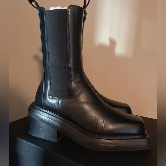 Marsèll Cassetto Boots in Black size IT38/US8 ****ONE SIZE TOO SMALL. - Picture 9 of 12
